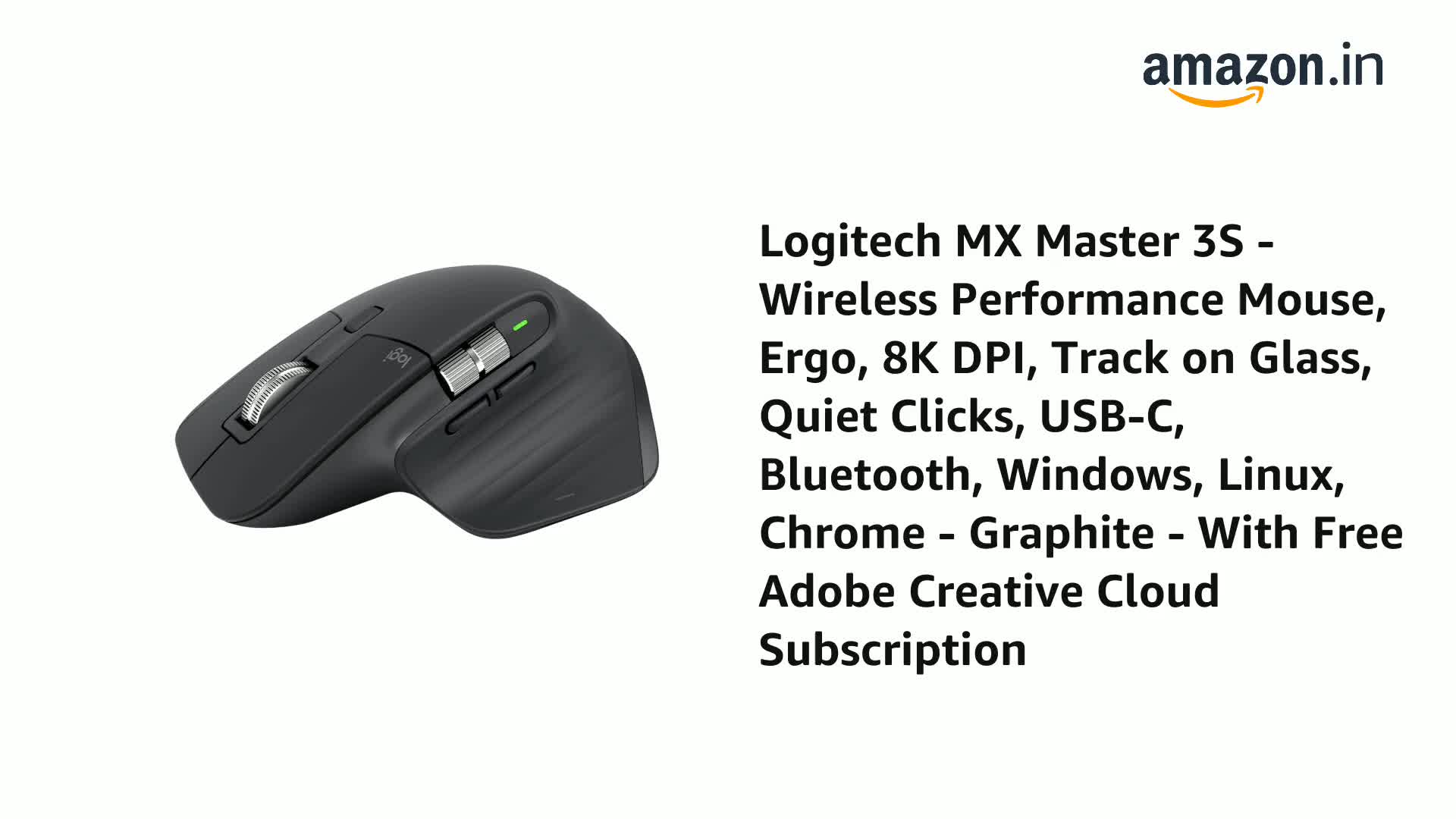 Amazon.in: Buy Logitech MX Master 3S - Wireless Performance Mouse